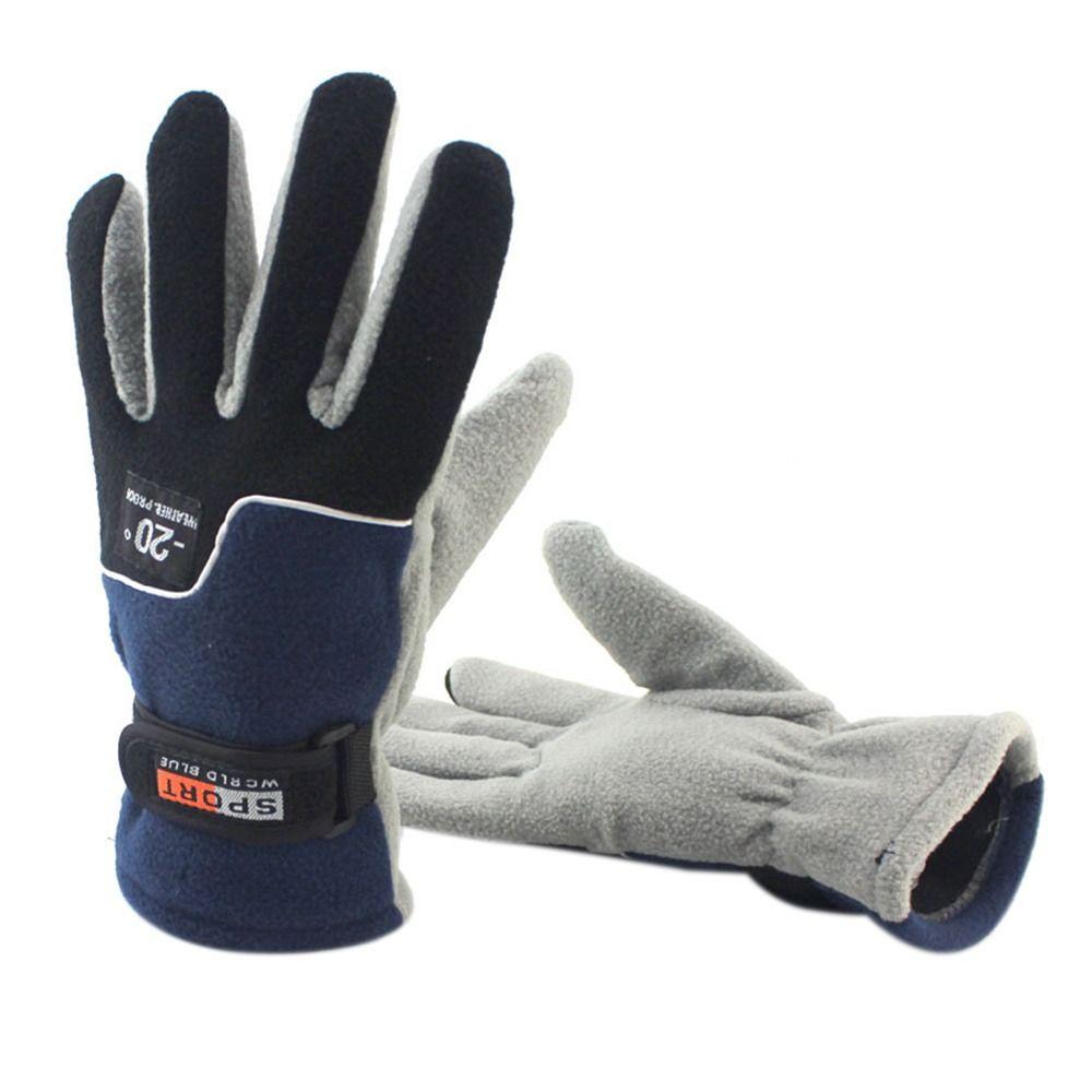 Thickened Autumn Winter Gloves Windproof Warm Mitten New Riding Cycling Skiing Gloves Outdoor