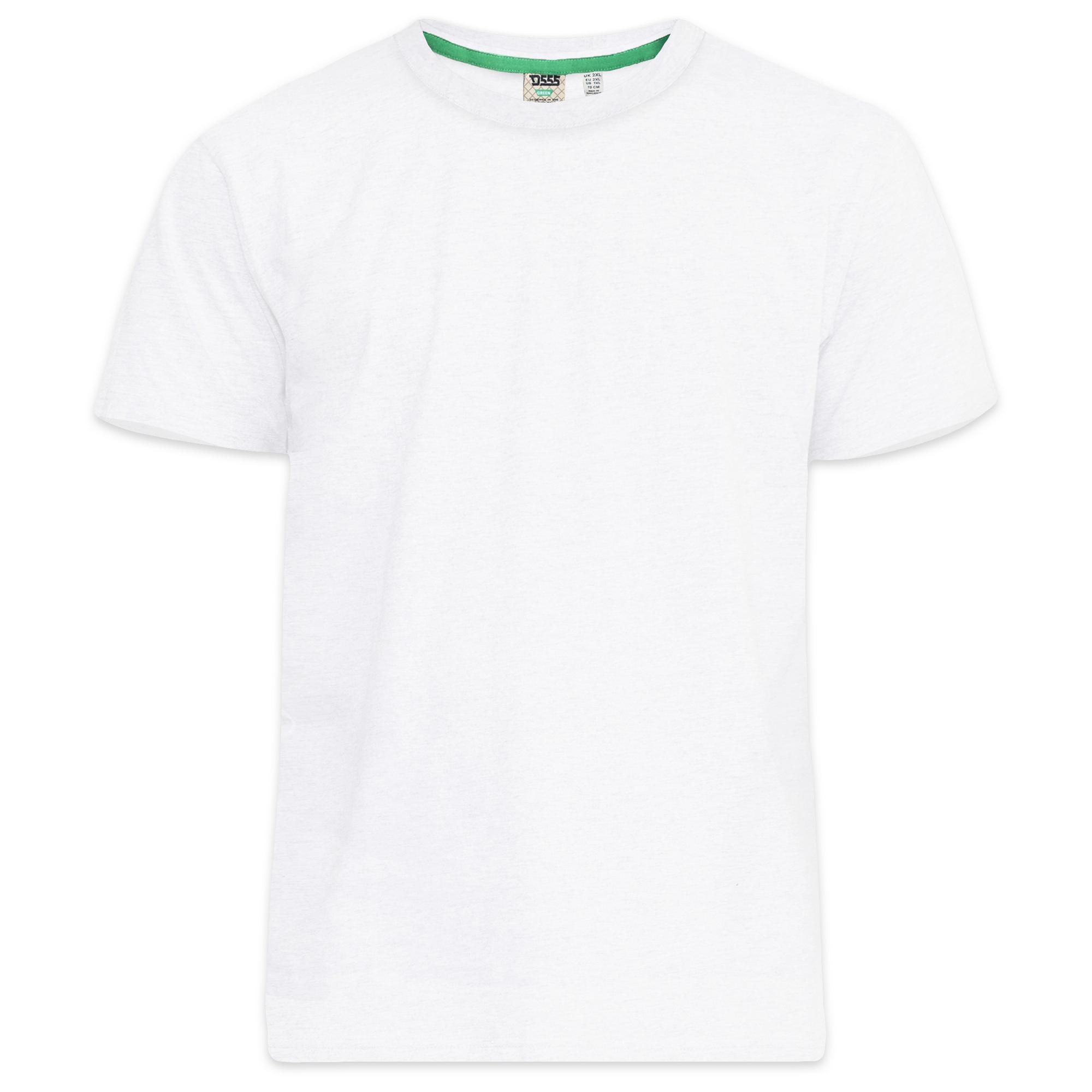 Duke Heren D555 Flyers Ronde Hals Kingsize T-shirt 2XL wit