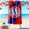 FCB Print Beach Towel, Large Soft Quick Dry Towel for Beach Camping Swimming