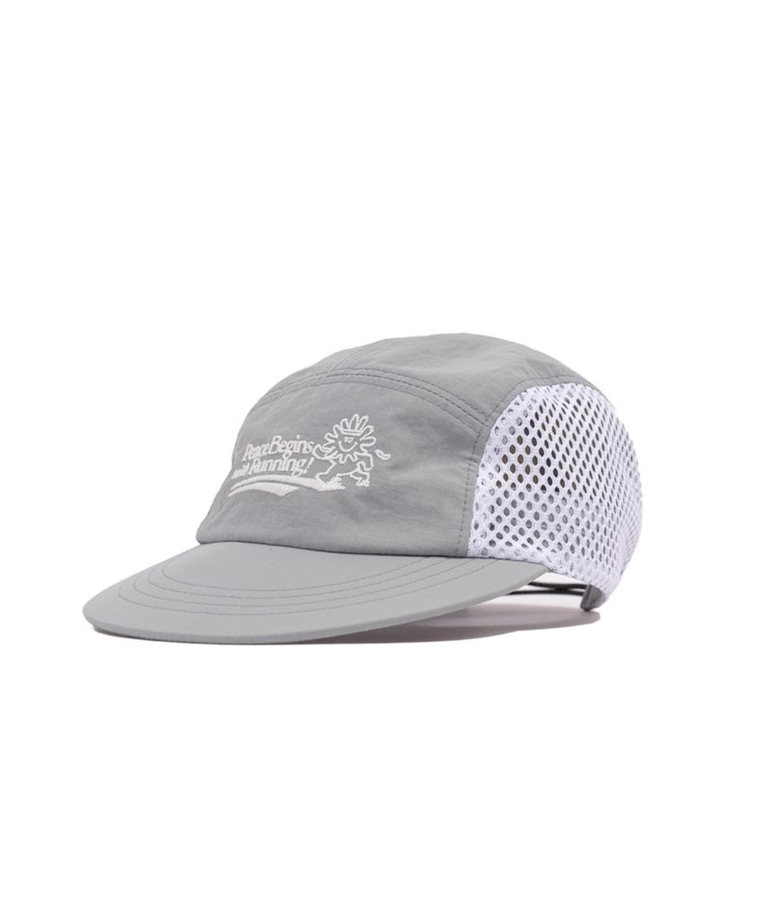 BIGWAVE COLLECTIVE Peace Runner'S Cap (Grey)