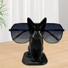 Cat Glasses Holder 3D Printed Black Cat Eyeglass Stand Decorative Eyeglass Organizer for Home Bedside Table Office Desk Accessory