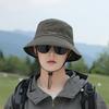 Big eaves shawl bucket hat men's summer outdoor fishing mountaineering shading sun protection hat foldable bag hat women