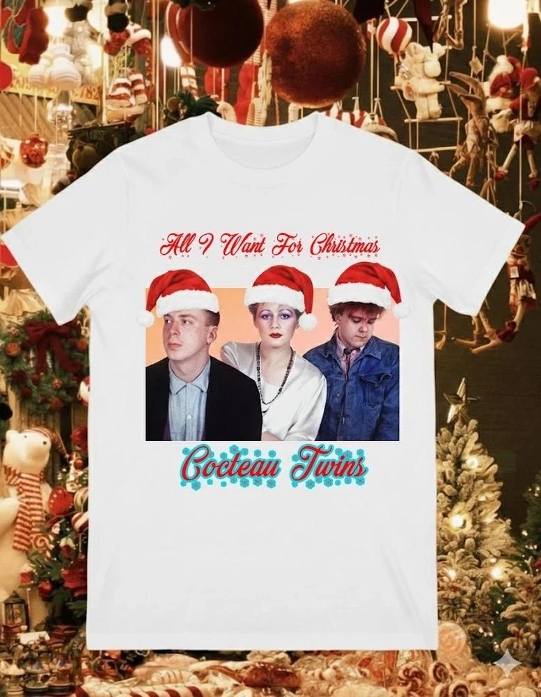 Rare Merry Christmas Cocteau Twins Band Gift Xmas S to 5XL Shirt TU463 Unisex T-Shirt XL