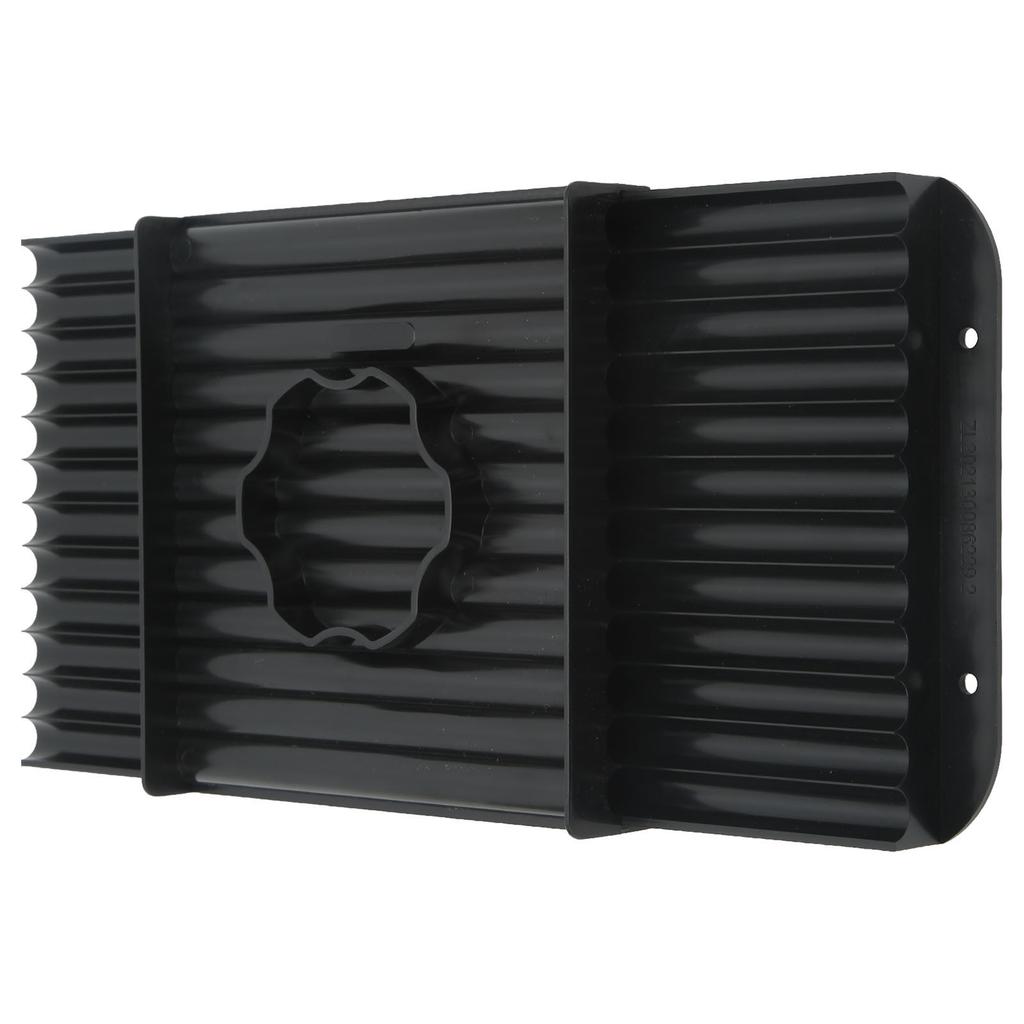 Bait Rolling Plate ABS Plastic Black Portable Lightweigh Fishing Bait Roll Board for Outdoor