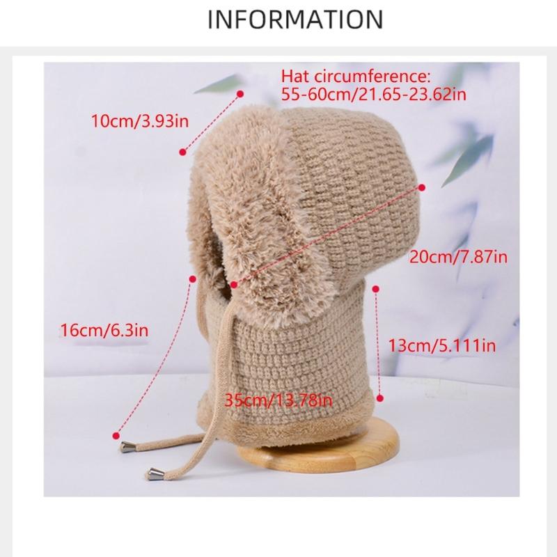 Multifunctional Knitted Hat – Winter Windproof Warm Hat Scarf Mask Triple-Function Design