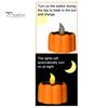 Versatile Indoor Outdoor Night Decor Solar Pumpkin Garden Light, Flickering LED Candle Lantern, Waterproof Holiday Atmosphere Table Decorations