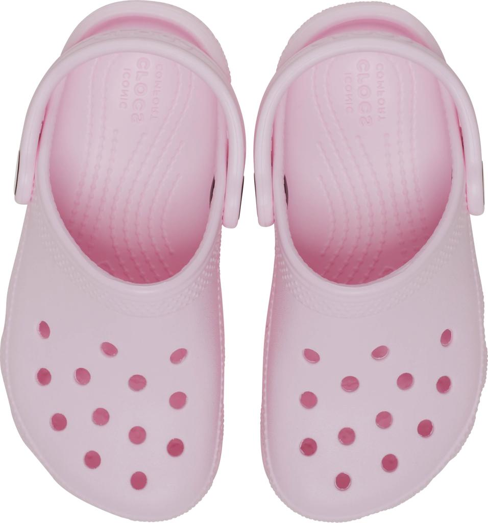 Crocs Classic Clogs, Barn Rosa, Mjölkvit, 20cm