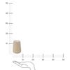 Colorama Ceramic Bathroom Mug, Durable Beige