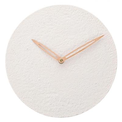 Interval Porzellanweiß Wanduhr 27cm - Gesprenkelte Textur