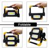 150W COB Butterfly Work Light Outdoor Emergency Camping Floodlight LED Folding Portable Light USB Charger 5000mAh