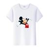 Casual Disney Cartoon Minnie Summer Blouses Men T-shirt White 2000s Tees Women Tshirt Ladies Mickey Mouse Tops Oversized Clothes