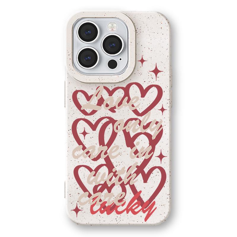 

Чехол Zhitai iPhone 16 Pro для 13/14, Love Apple 15 Pro, Wheat Shell, защитный чехол 11/XR iPhone 16 Pro Max