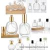 Elegant Refillable Transparent Perfume Bottle with Press-Top for Home Cosmetics