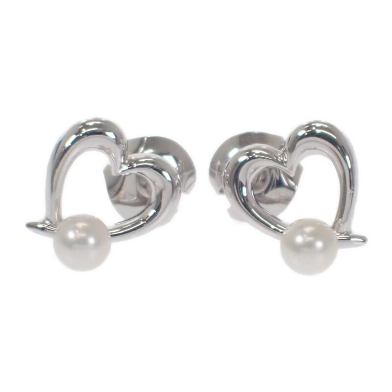 

MIKIMOTO PE-1292PU Pierce white K18 white gold Women