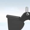 Anti-Slippery Back Muscle Row Handle Fits The Palm Curl Triceps Press Down Bar  Gym