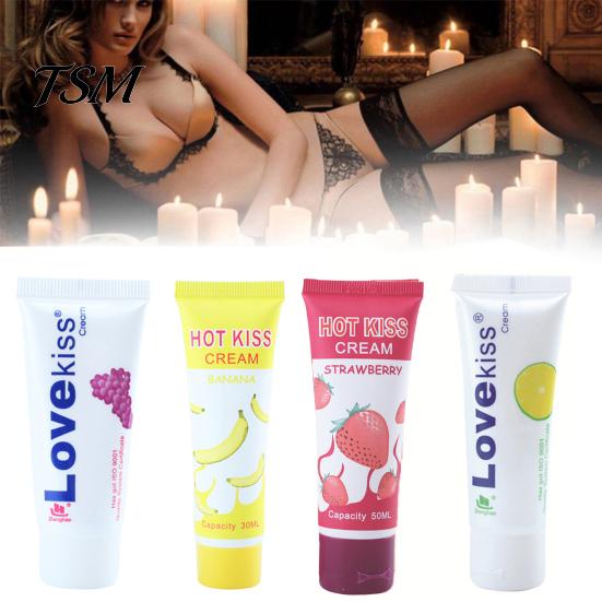 25/30/50ml Crema Lubrificante Intimo al Gusto di Frutta Olio da Massaggio Vaginale Prodotto per Adulti