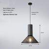 Nordic Wrought Iron Ceiling Light for Hallway, Balcony, Foyer, Corridor, and Walk-In Closet - Modern Minimalist Design