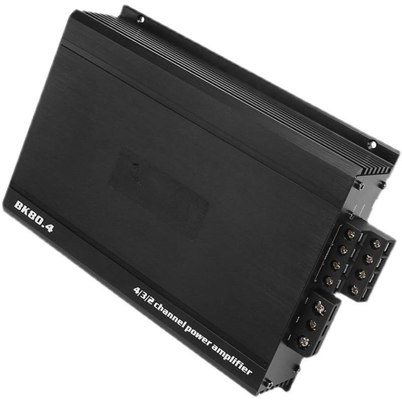 4 Channel Car Power Amplifier Portable Stereo Bass Speaker High Power Car Audio Modification System 25* 16.5 * 6cm