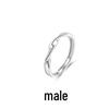 High-End Möbius Adjustable Couple Rings—Perfect Anniversary Gift for Him and Her