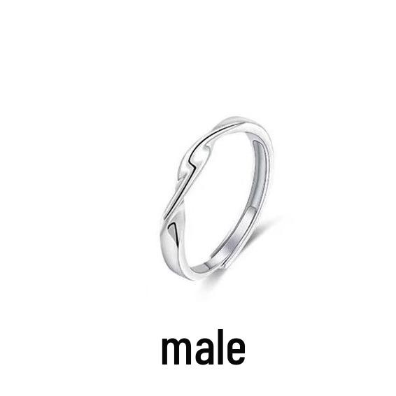High-End Möbius Adjustable Couple Rings—Perfect Anniversary Gift for Him and Her