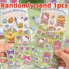 Genuine Sanrio  Foam Stickers Cartoon Kuromi Pochacco Melody Scrapbook Phone Water Mug Planner Decor Decal Girl Gifts