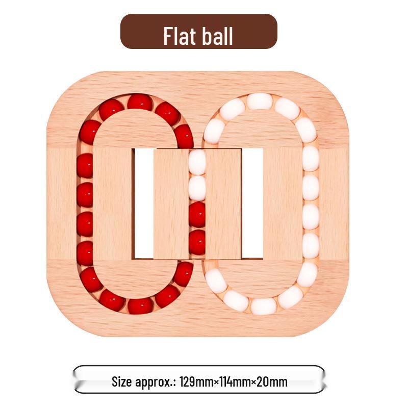 

Детская деревянная головоломка-лабиринт с шариками