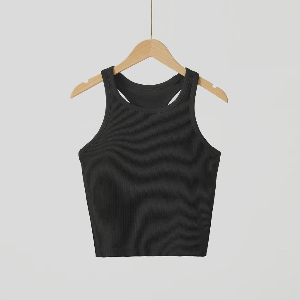 Women's Original Ebb Yoga Vest: I-Shaped Quick-Dry Sportswear with Chest Pad for Running and Fitness