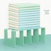 Thickened 4-Grid Plastic Book Stand and File Holder
