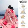 1pc Dragon Fruit Pattern Print Blanket   Lightweight Flannel Throw Blanket For Sofa, Bed, Living Room, Office, Outdoor Travel, Camping