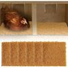 1PC 30cm Square Chicken Coop Nesting Mat, Washable Anti-Breakage Natural Coconut Palm Pad Design, For Hens Laying Eggs Poultry