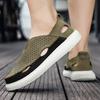 Men's Fashion Leisure Sandals Male Summer Breathable Trendy Casual Shoes Lightweight and Comfortable Wide Toe Shoes