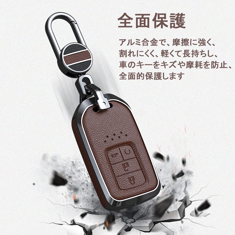 Yinki Honda Smart Key Case Key Cover Accessory Car Key Case Honda Vezel New