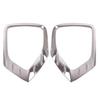 For Santa Fe  ABS Chrome Front Foglight Fog Light Lamp Cover Trim Frame Sticker Exterior Accessories