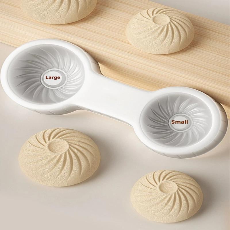 1/2/3Pcs Handmade Baozi Mold Kitchen Tool For Baking Chinese Sted Buns Bread Dough Pastry Cooking Utensils Household Items