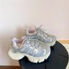 Thick-soled dad shoes New mesh breathable heightening with skirt shoes sports and leisure shoes