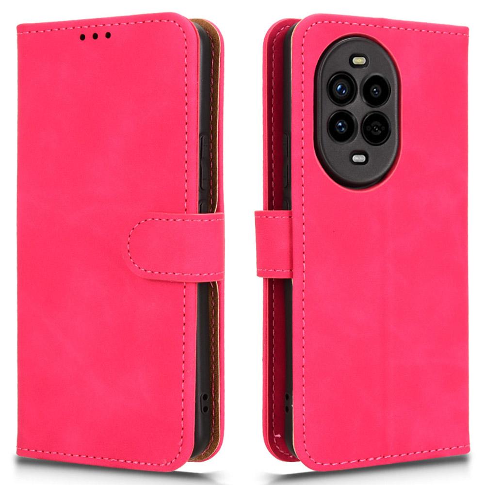 Dla Huawei nova 13 Pro 5G Skórzane Etui o Fakturze Skóry Odporne na Upadki Portfel Klapka Pokrowiec na Telefon