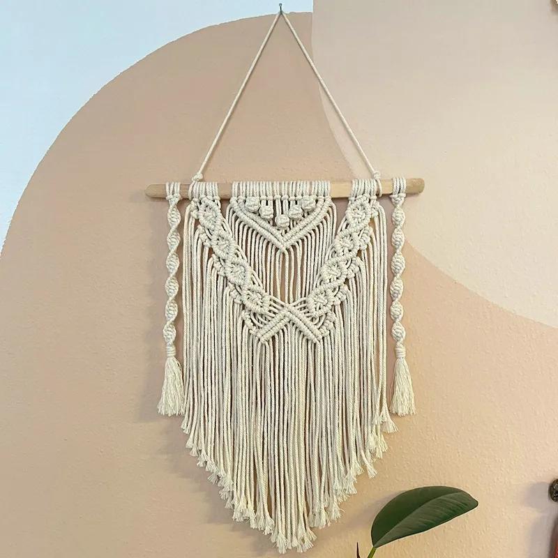 Handmade Weaving Tapestry Minimally Designed Homestay Home Decor Nordic Style Sofa TV Background Wall Decoration Bohemian Tapestry YLE315