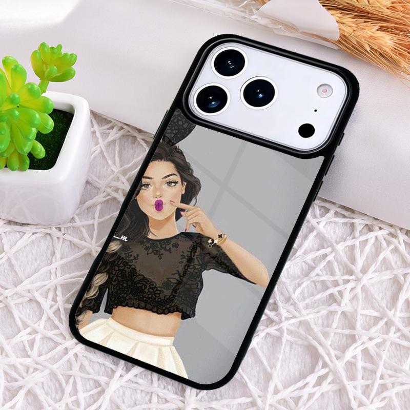 BFF Cute Girl Best Friend Phone Case for iPhone 17 Air 16 15 11 12 14 13 Pro Max Shockproof Cover