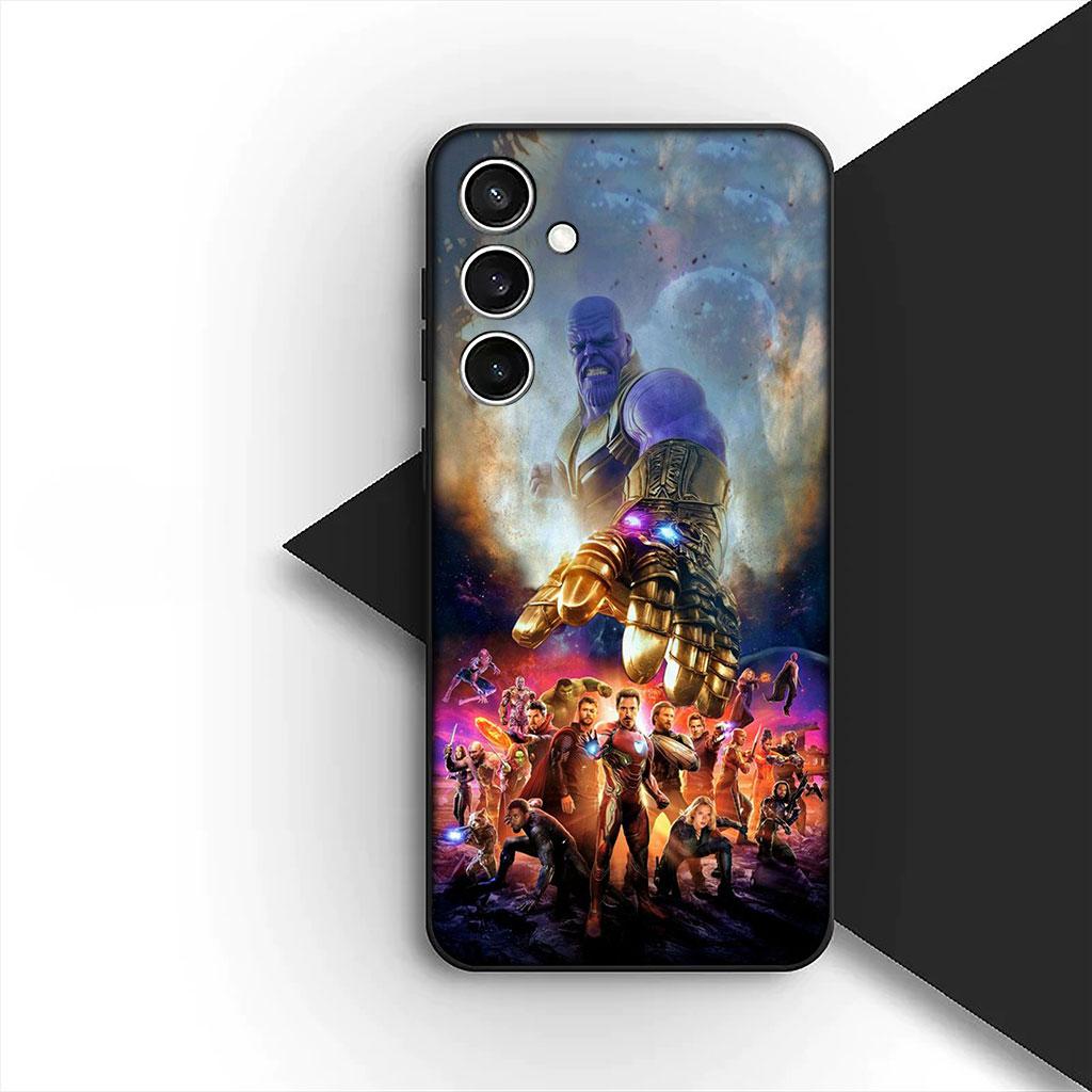 Phone Cover for Xiaomi Redmi Note 14 13 Pro Plus ProPlus 14C A4 13C Pro+ 5G Case Avengers Marvel Thanos Captain Iron Spider Man