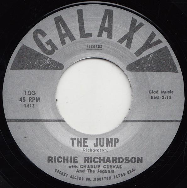 

7inch Record RICHIE RICHARDSON CHARLIE CUEVAS The Jump I Like It Like That 103 GALAXY 2016 UK Rock Used