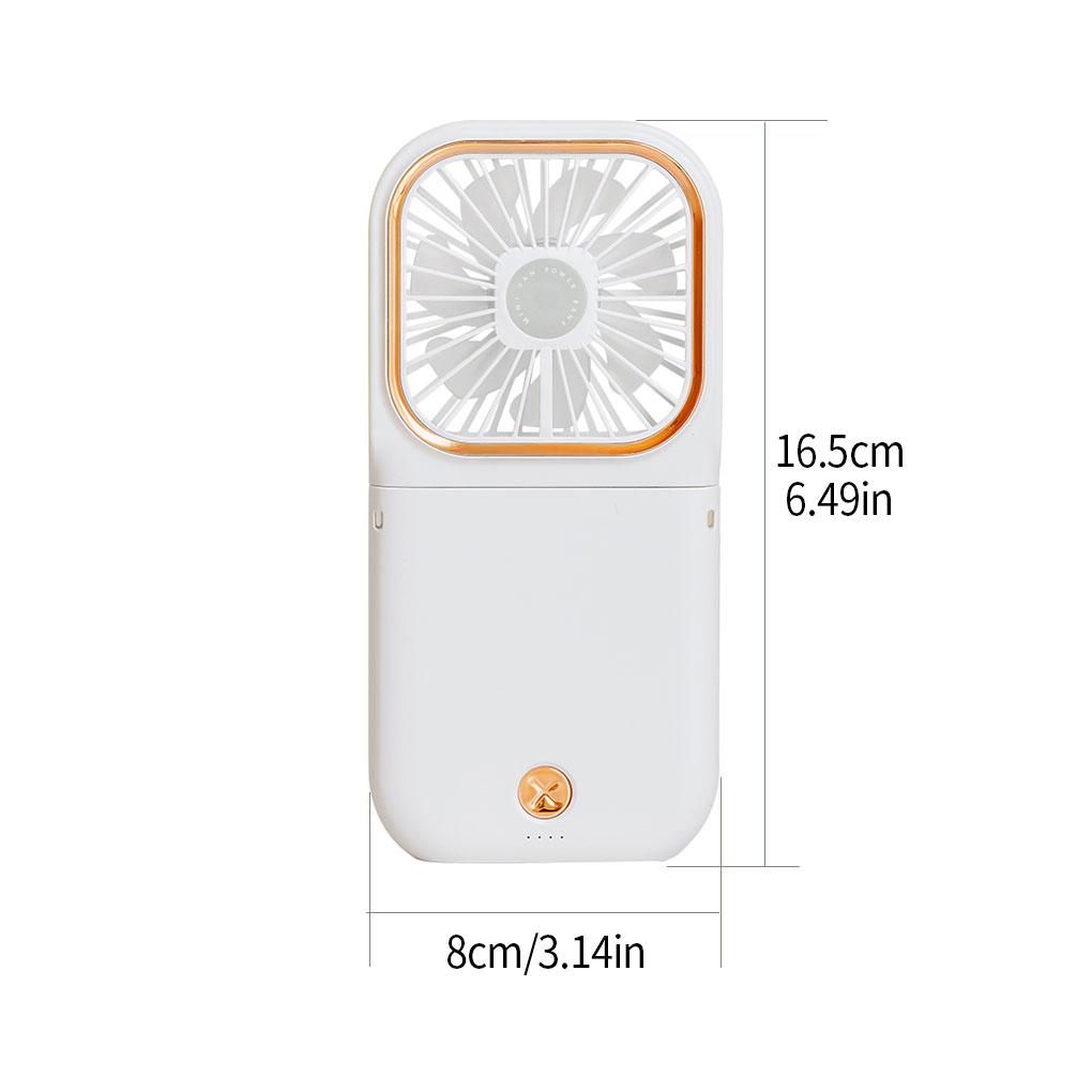 Portable Neck Fan USB Rechargeable Cooling Fan Digital Display Mini Ventilador Folding Hanging Neck Cooler Mute Neckband Fan