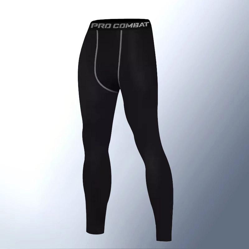 Men's Quick-Dry Elastic Fitness and Running Tights for Spring/Autumn