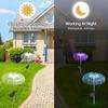 LED Solar Jellyfish Garden Lights Outdoor Waterproof Christmas Ornaments Yard Balcony Lawn Decoration Solar Powered Flowers Lamp