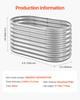 VEVOR Metal Raised Garden Bed, 1.2 X 0.6 X 0.6 M Oval Outdoor Galvanized Planter Garden Box, Open Bottom Design