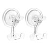 Seamless Strong Suction Cup Adhesive Hooks for Bathroom and Kitchen Walls