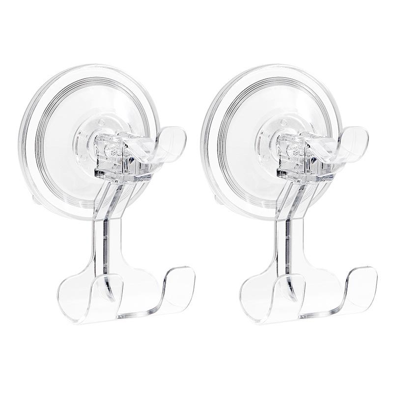 Seamless Strong Suction Cup Adhesive Hooks for Bathroom and Kitchen Walls