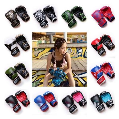 Boxhandschuhe für Herren und Damen, Boxhandschuhe, Sanda, Muay Thai, Leder, Kickbox-Sandsäcke, Trainingshandschuh, 10 oz/12 oz/14 oz