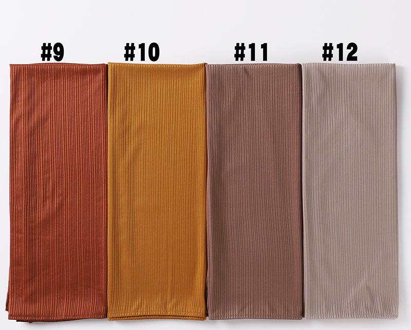 Women's Striped Knitted Headscarf – Malay Indonesian Hijab
