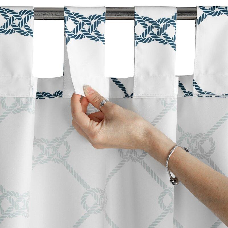 Garden Curtain 155X220 White Knot