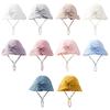 Cute Bowknot Baby Fisherman Hat Adjustable Bucket Cap New Princess Hat  Spring Summer